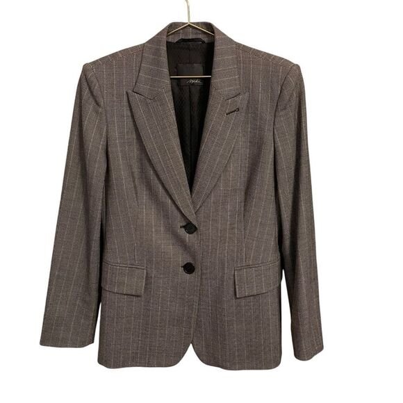 MASKA Italian Wool Blazer 2 Button Classic Office Wear Size 10 - Picture 1 of 8